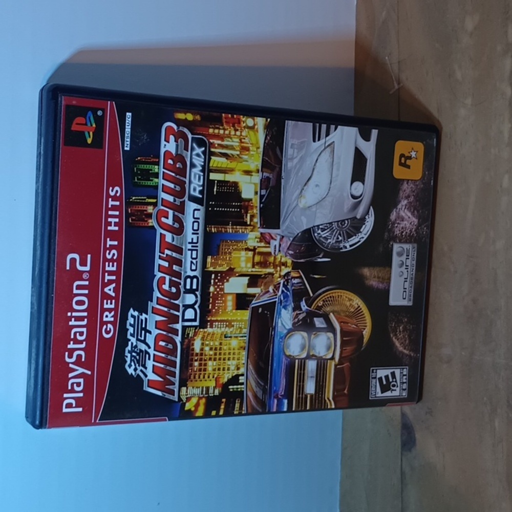 Midnight club 3 PlayStation 2 game